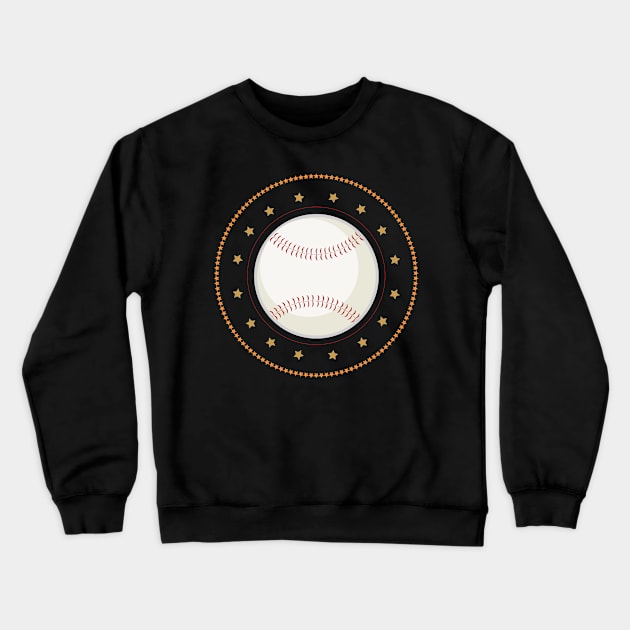 Baseball Crewneck Sweatshirt by CraftCloud